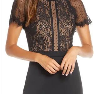 Tadashi Shoji Lace Cocktail Dress Sz 8 - WORN ONCE